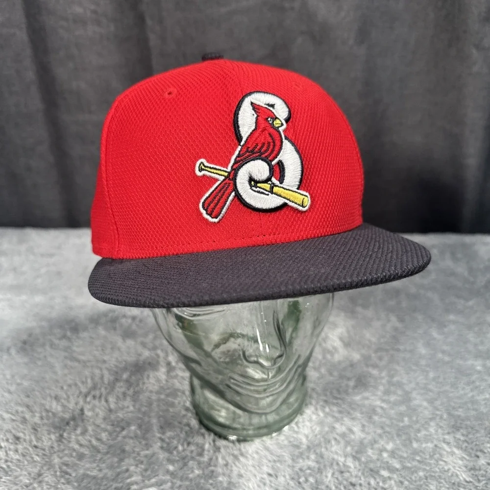 New Era Springfield MO Cardinals St. Louis STL 59FIFTY Fitted Red Size 7 3/8 Hat